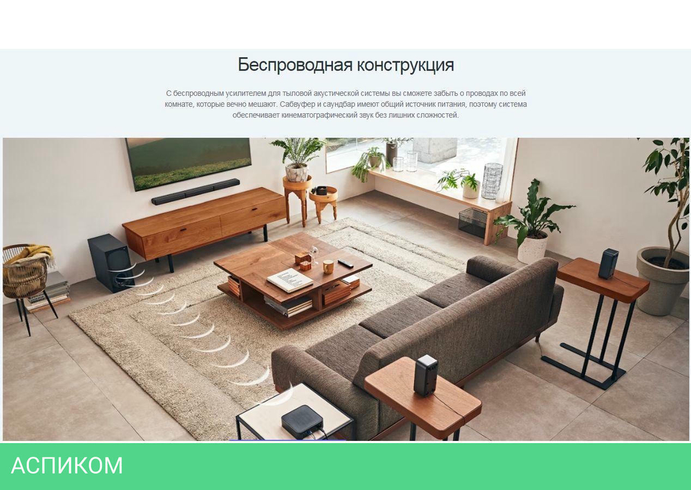 Саундбар Sony HT-S40R черный