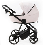 Детская коляска Adamex Blanc 2 в 1 BL-PS78 LUX (СВ.РОЗОВЫЙ + СВ.РОЗОВАЯ КОЖА)