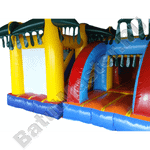 Надувная полоса препятствий "Супер - джунгли"