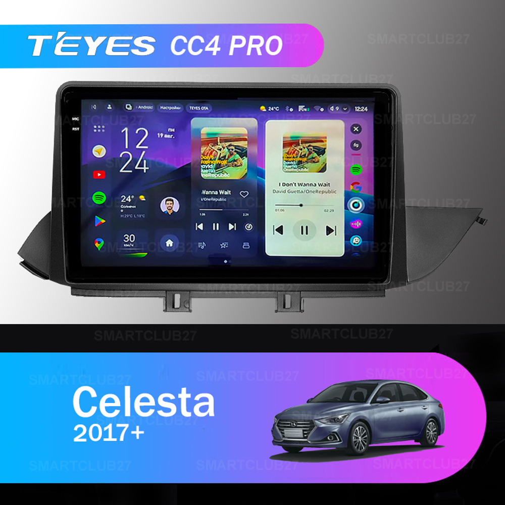 Teyes CC4 Pro 10,2" для Hyundai Celesta 2017+