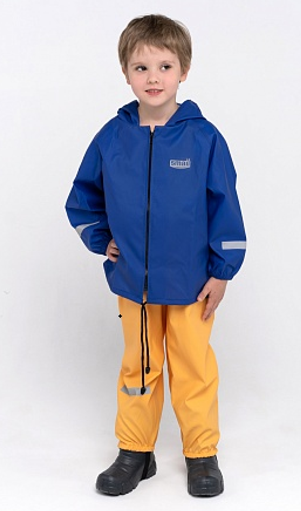 Куртка непромокайка р.128 синяя (Smail)
