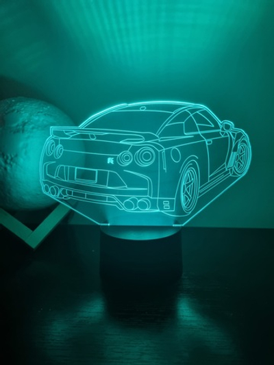 Светильник "Автомобиль Nissan GT-R"