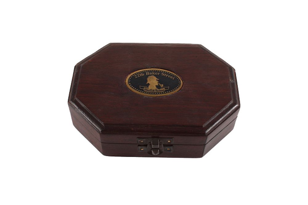 Складная лупа в деревянной коробке