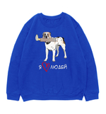 Свитшот "Алабай любит людей"