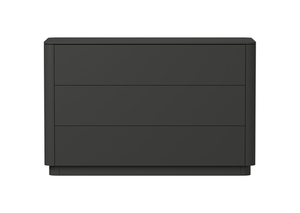 Комод Tammi 3 ящика ширина 120 см (черный)