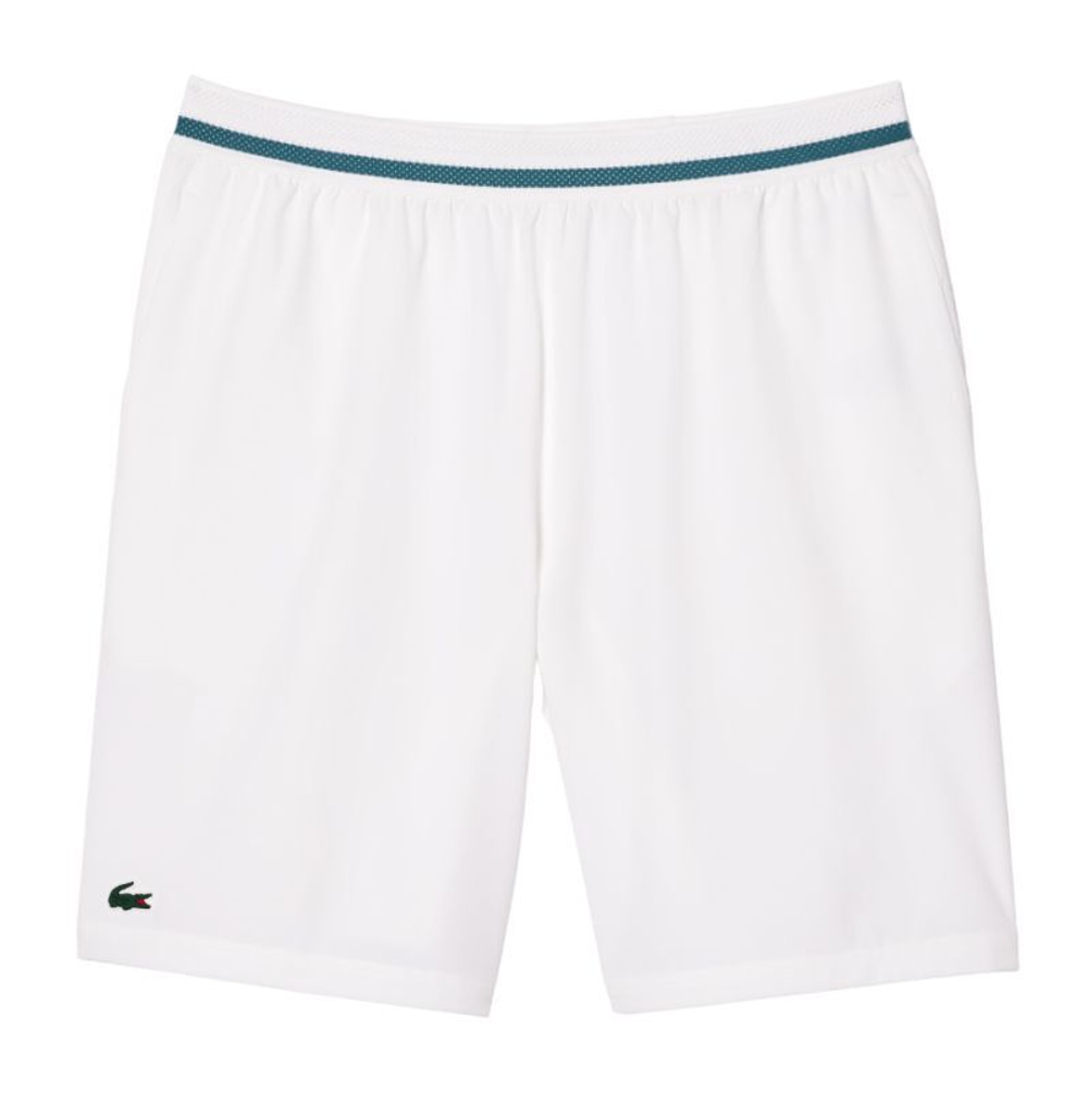 Мужские теннисные шорты Lacoste Tennis x Novak Djokovic Sportsuit Shorts - белый
