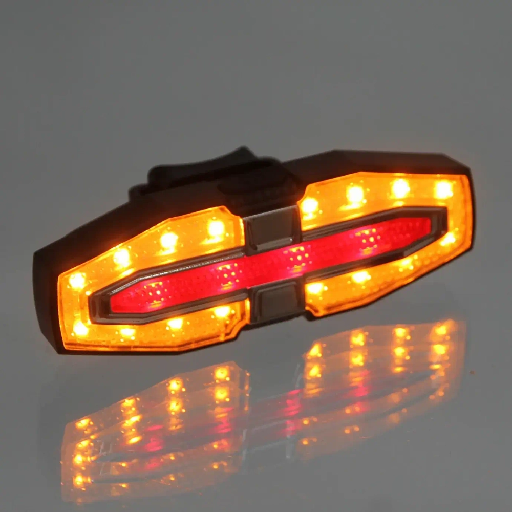 Фонарь велосипедный, задний West Biking YP0701426 (с дистанционным управлением)