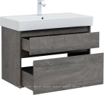 Тумба с раковиной Aquanet Nova Lite 249937 85 дуб рошелье