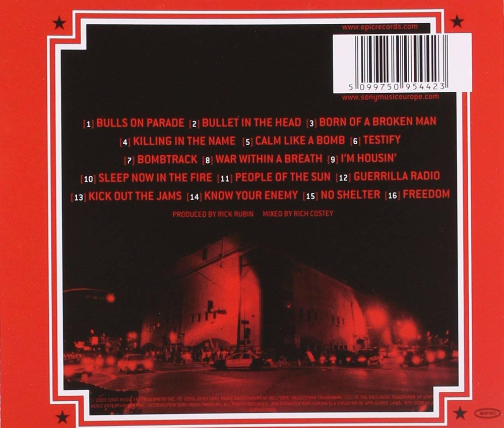 Rage Against The Machine / Live At The Grand Olympic Auditorium (CD)