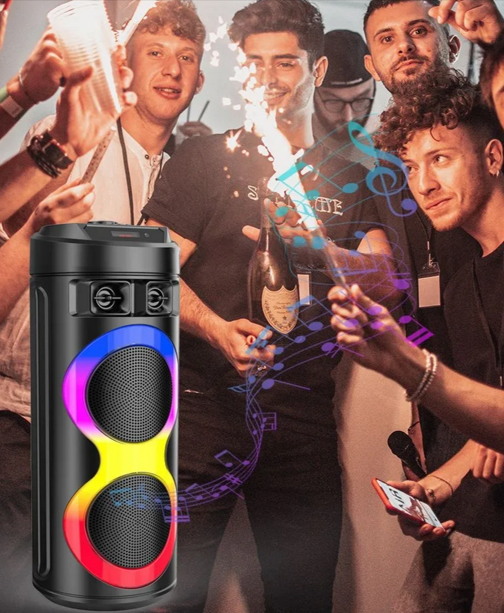 Колонка BT Speaker ZQS-6220 (SZV20W/USB/FM) караоке