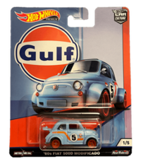 Hot Wheels Premium Car Culture '60s Fiat 500D Modificado (Gulf) (2019)