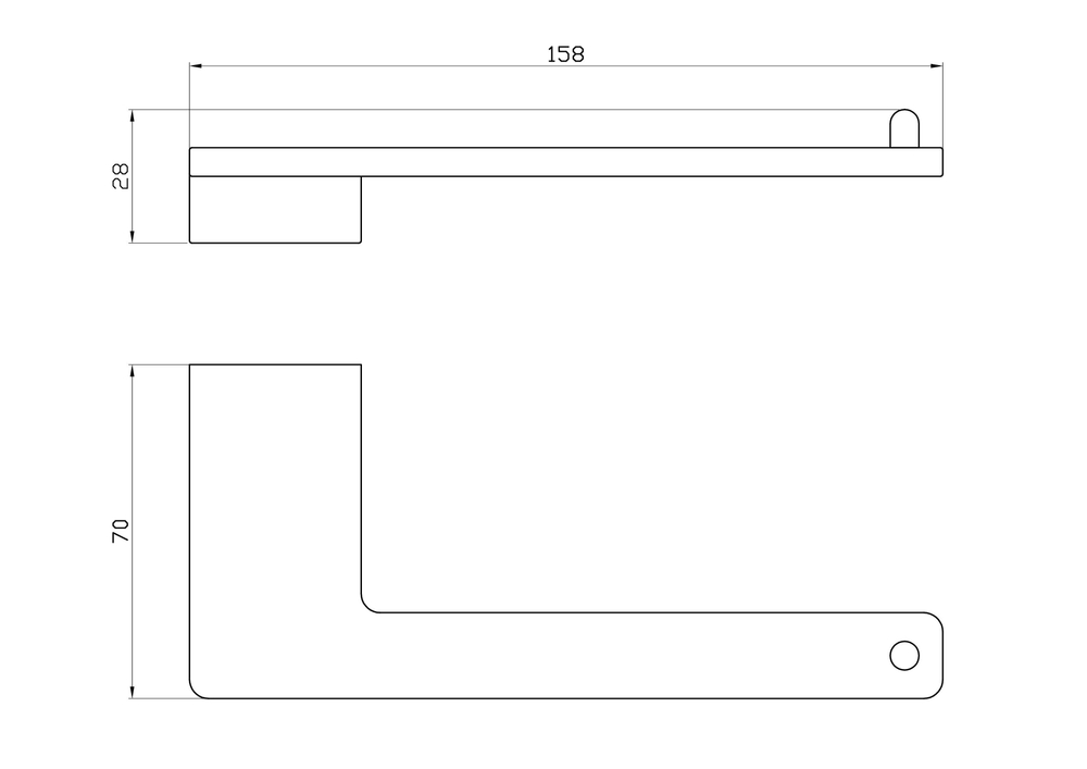 Держатель для туалетной бумаги без крышки WONZON & WOGHAND ECLIPSE, Хром (WW-9116)