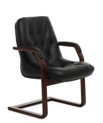 Кресло для посетителей Premier С черная кожа