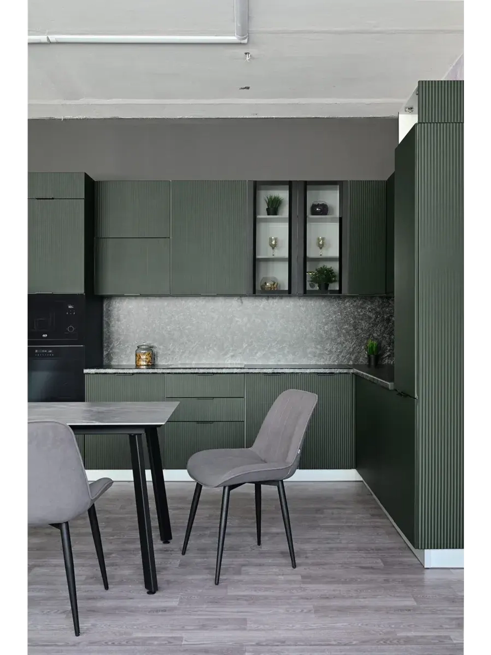 Стол кухонный Серый 100х80х74 см