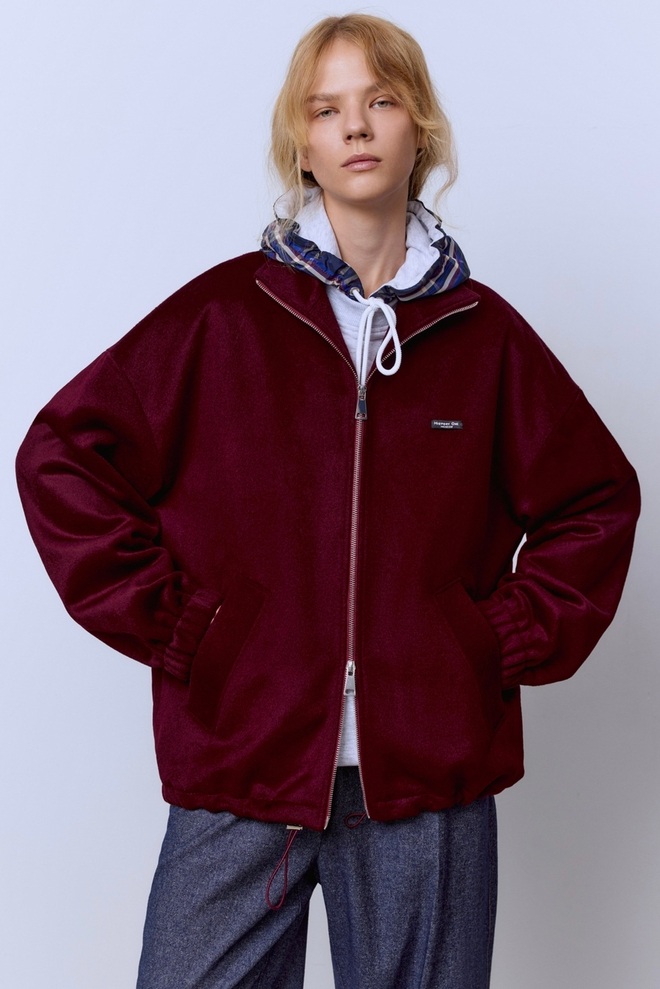 Бомбер из шерсти премиум