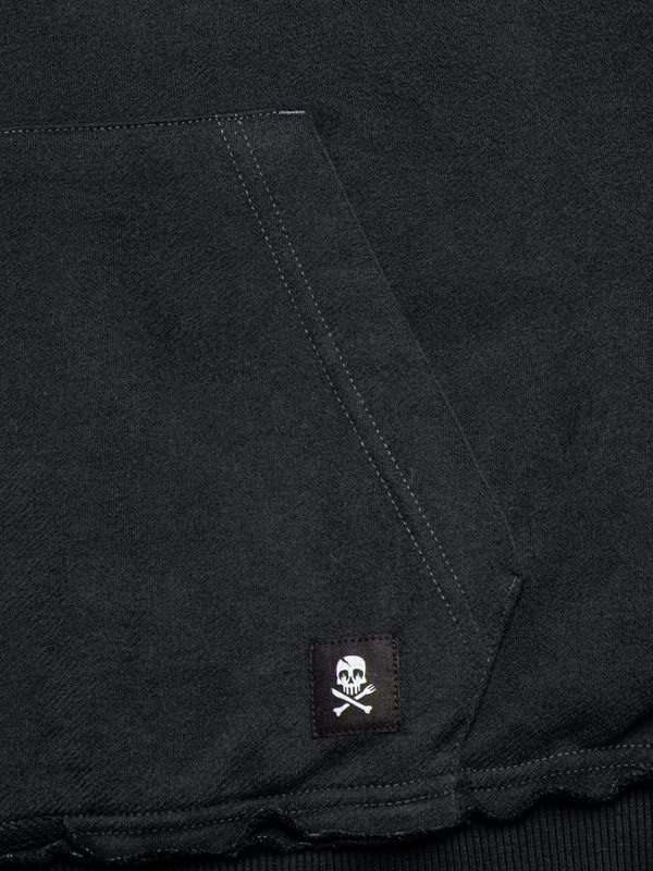 Толстовка Crew с коротким рукавом темно-серая - фото 9