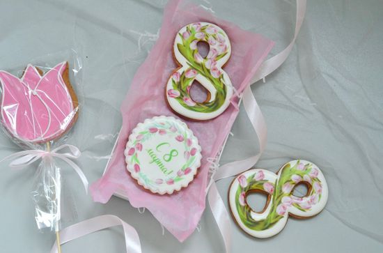 Набор пряников 2-х шт на 8 марта