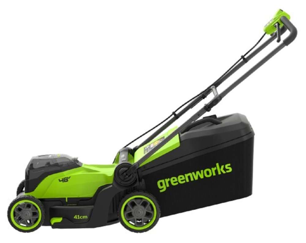 Газонокосилка аккумуляторная GREENWORKS 2520907 2x24V, 41 см, бесщеточная, без АКБ и ЗУ