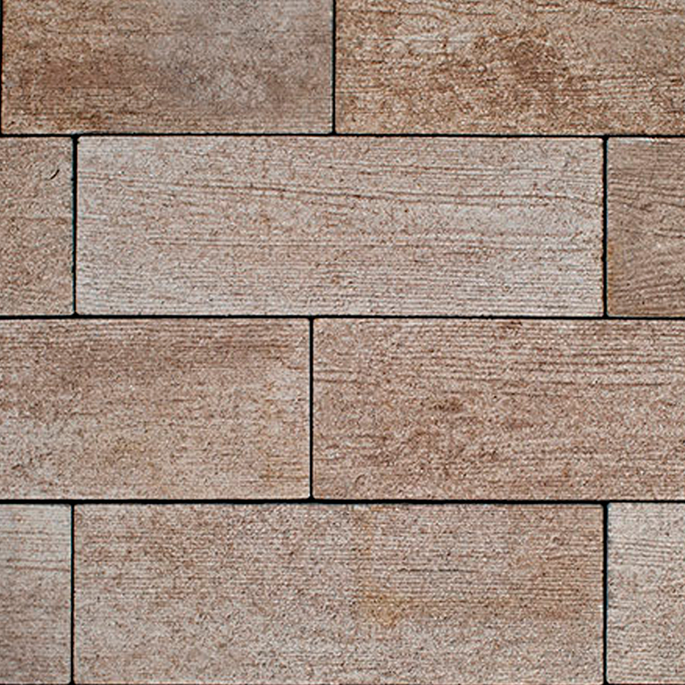 Тротуарная плитка СТОУНВУД Б.7.П.6, комплект из 4 видов плит Кедр