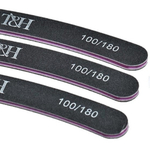 Пилка для ногтей T&H 100/180 Черная