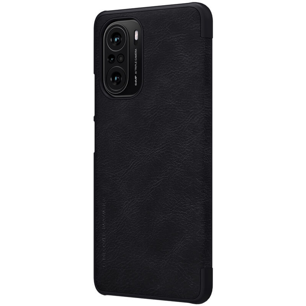 Кожаный чехол-книжка Nillkin Leather Qin для Xiaomi Poco F3  / Redmi K40 (Pro)