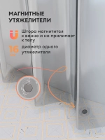 Штора для ванной комнаты 180*180, Defender Home