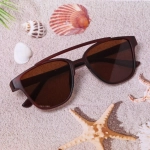 Очки солнцезащитные мужские «Element - 2019», вайфареры, цвет коричневый