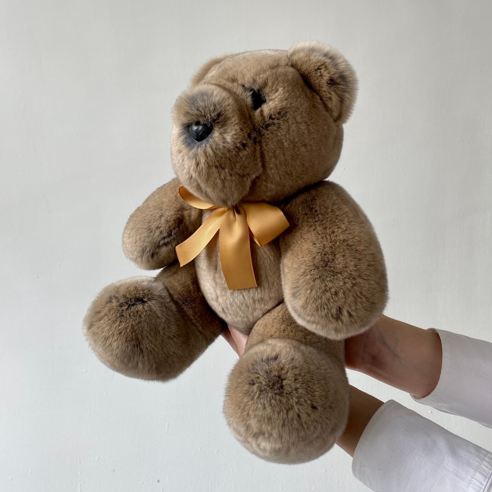 медведь из натурального меха