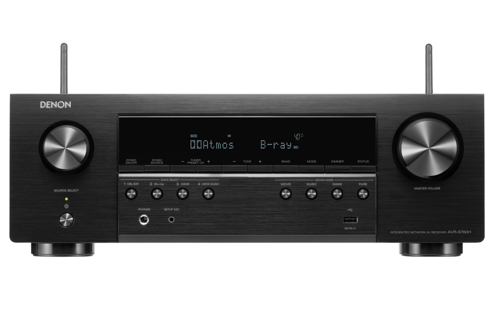 AV ресивер Denon AVR-S760H, Black