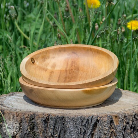 Набор деревянных тарелок Art of Siberia из древесины кедра. 2 шт. TN1