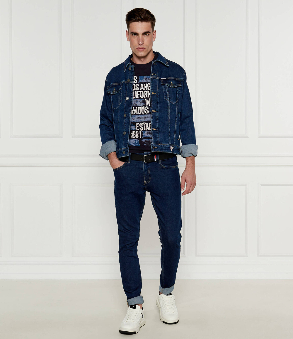 Футболка WORLD FAMOUS GUESS - темно-синий(M4YI40 J1314)