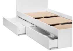 Односпальная кровать Мадера 90х200 белый