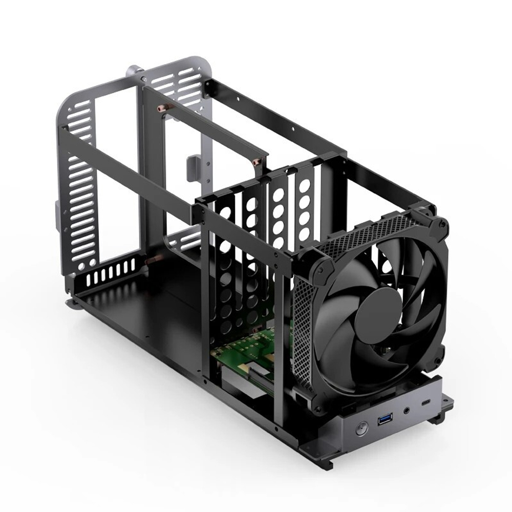 Корпус JONSBO N1, mITX, Gray, без БП