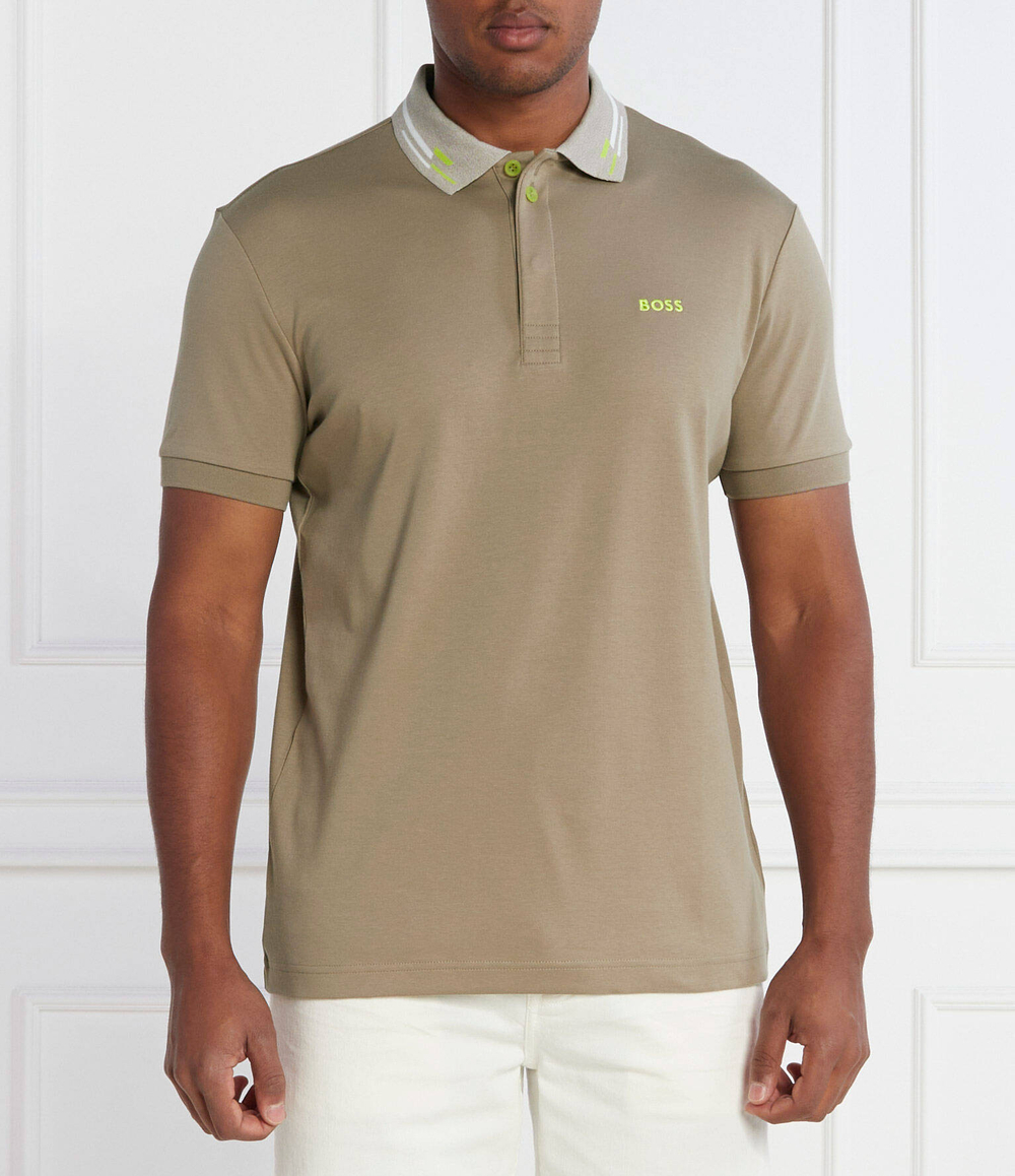 Поло Paddy BOSS GREEN - бежевый(50501217)