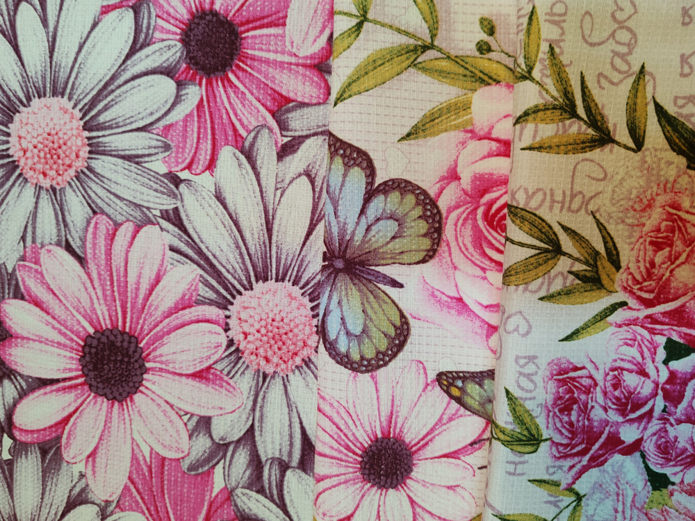 Набор кухонных полотенец, 3 шт , 45х60 см , рогожка