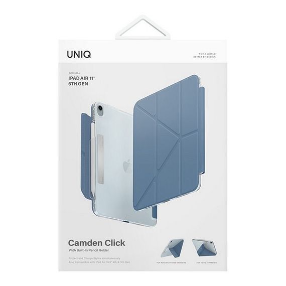 Чехол Uniq Camden Click для iPad Air 11&#39;&#39; (2024) Stone Blue (PDA11(2024)-CAMSBLU)