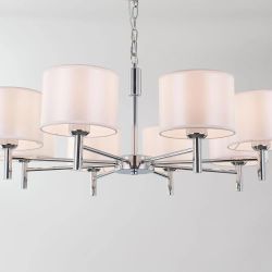 Citilux Аврора CL463180 Люстра с белыми абажурами