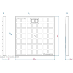 Крышка  пластиковая 300*300 A15 (32852)