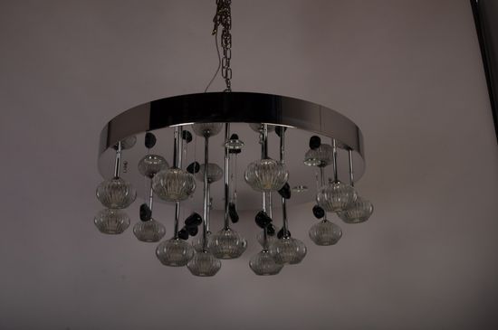 Люстра потолочная MANNE PL.7447-15+6(CR) d80