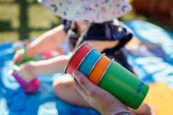 Набор стаканов Klean Kanteen Kid Cup 10oz (296 мл) Beach Ball - 4 шт