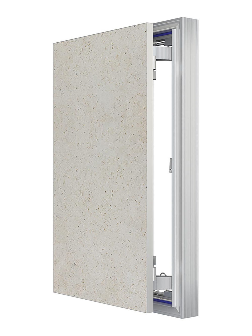 Люк ревизионный D Ceramo Optimum 300х500 скрыт.монтаж петля алюминий EVECS