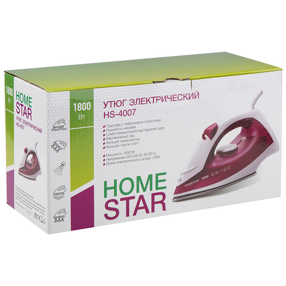 Утюг HOMESTAR HS-4007 (105315)