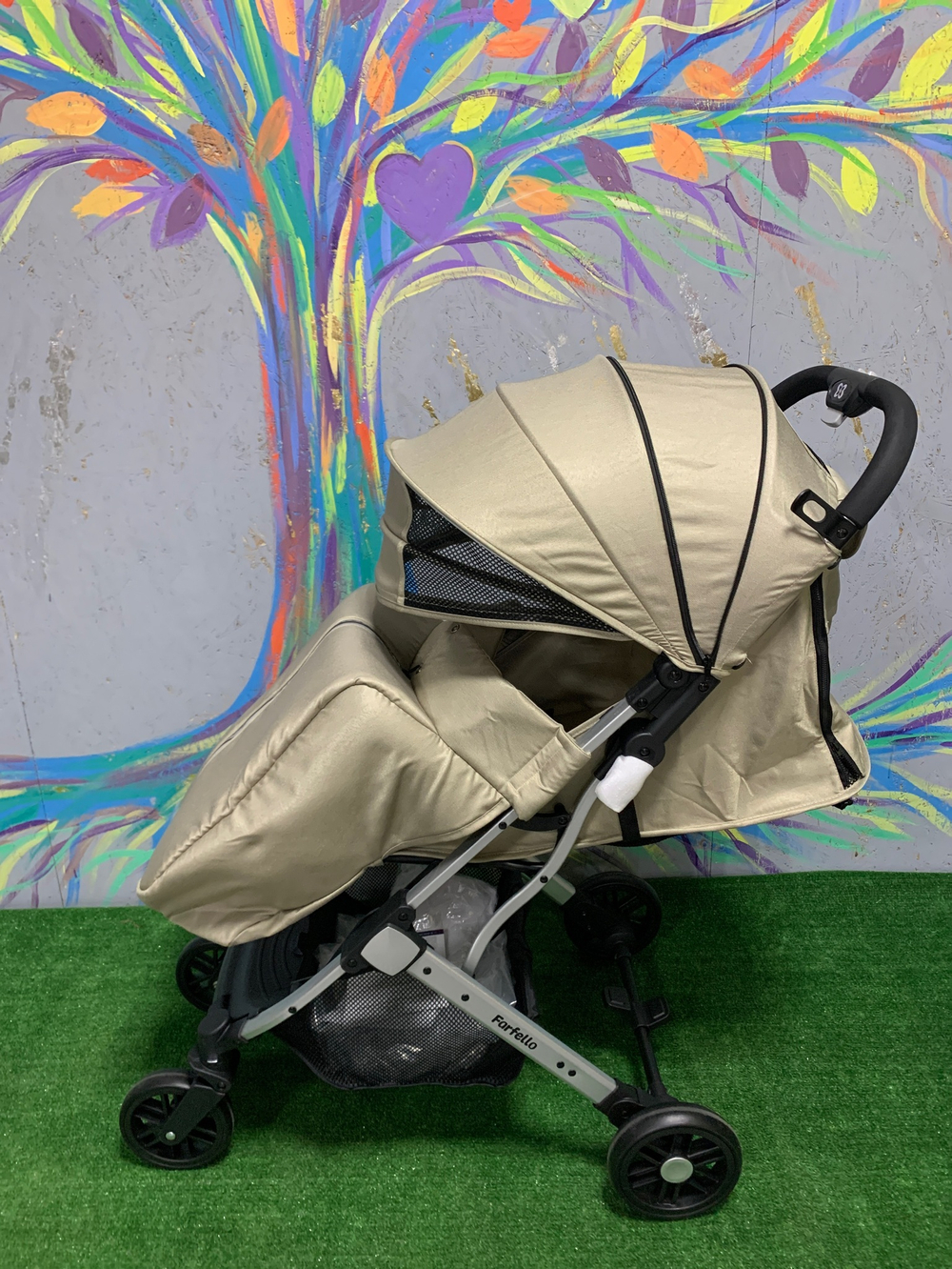 Коляска прогулочная Farfello Comfy Go, бежевый Артикул: CG33