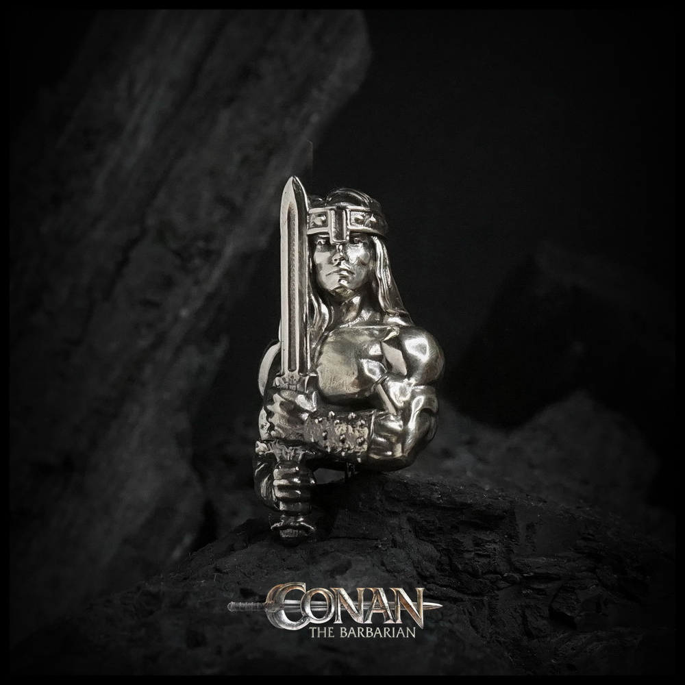 Темлячная бусина "Конан" для ножей , мельхиор