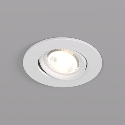 DK3020-WH Встраиваемый светильник, IP 20, 10 Вт, GU5.3, LED, белый, пластик