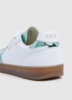 Кожаные женские кроссовки с замшевыми вставками Pepe Jeans