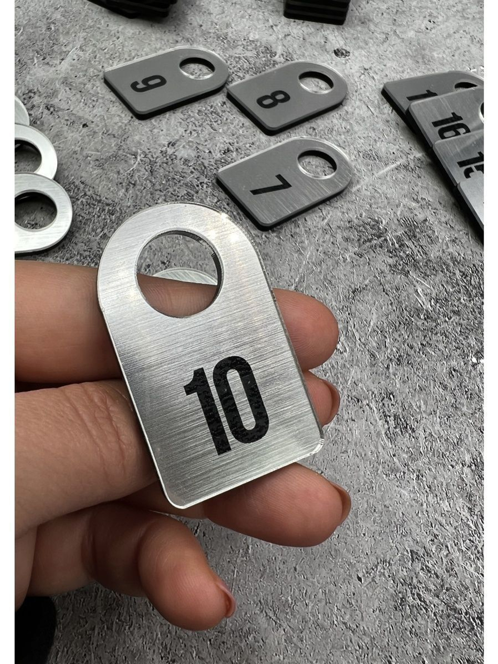 Номерки для гардероба 100шт