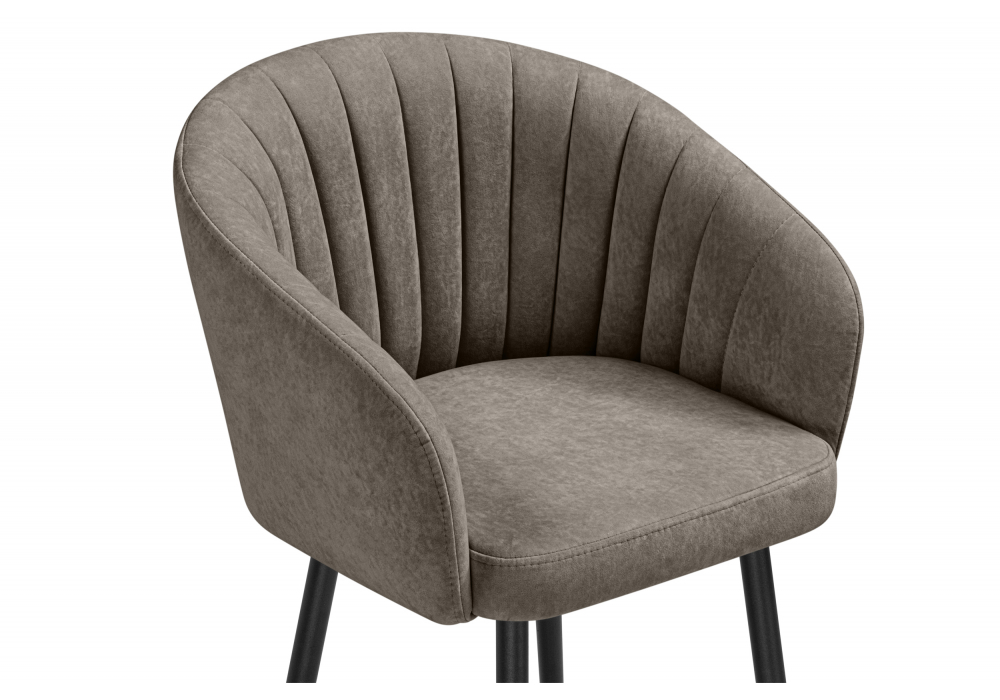 Стул на металлокаркасе Woodville Моншау marseille 16 данс, черный, ножки черные