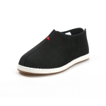 LAOMEIHUA Fabric Low top Casual Shoes Men"s Black