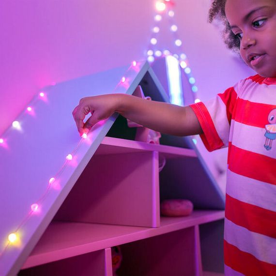 Умная гирлянда Twinkly Candies Hearts RGB 100 (TWKH100RGB-T)